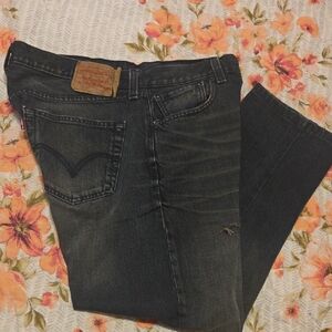 Levi's Men's Dark Blue Straight Jeans